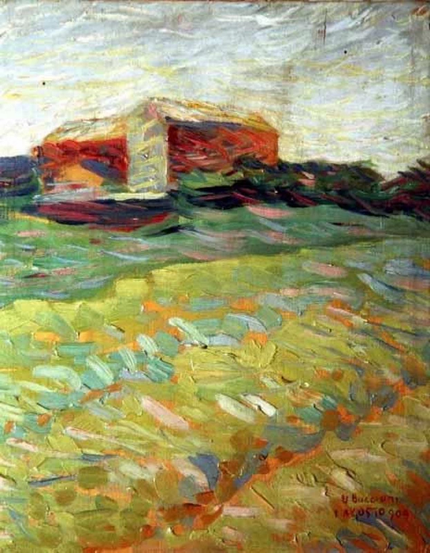 Paesaggio con casa - Galleria Comunale d'Arte, Cagliari